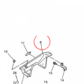 YAMAHA - WYPELNIENIE OWIEWKI nr: 4YR2836L0000