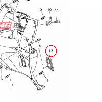 YAMAHA - NAKLADKA PLAST. nr: 52BF83490000