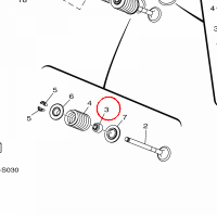 YAMAHA - uszczelniacz nr: 54PE21190000