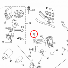YAMAHA - COVER, MAIN SWITCH nr: 56PH25680000