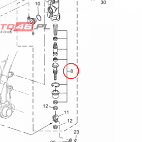 YAMAHA - ZESTAW NAPR. POMPY nr: 56PW00425000