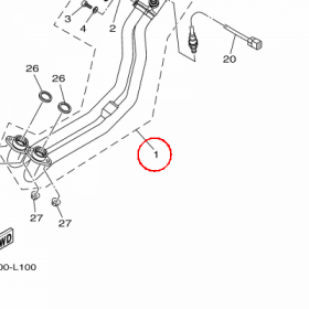 YAMAHA - TLUMIK nr: 59C147110000