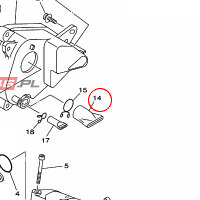 YAMAHA - USZCZELNIACZ nr: 59V144570000