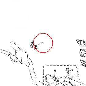 YAMAHA - WLACZNIK STARTERA nr: 5ADH39701000