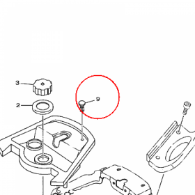 YAMAHA - TUERCA nr: 5ADH43160000
