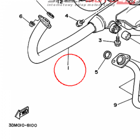 YAMAHA - TLUMIK nr: 5AJ147030200
