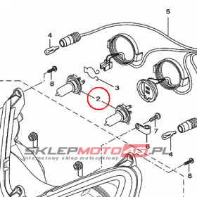 YAMAHA - zarowka nr: 5B2H43140000