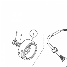 YAMAHA - WIRNIK nr: 5BMH14500100
