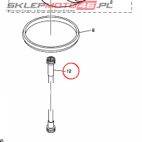 YAMAHA - linka predkosciomierza nr: 5BN835500200