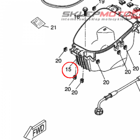 YAMAHA - SCHOWEK NARZEDZ. nr: 5BRF473R0000