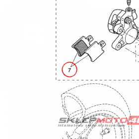 YAMAHA - klocki hamulcowe nr: 5BRF58111000