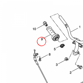 YAMAHA - manetka nr: 5BRF62401000