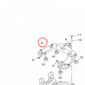 YAMAHA - REINFORCEMENT, TAI nr: 5C2F12320200