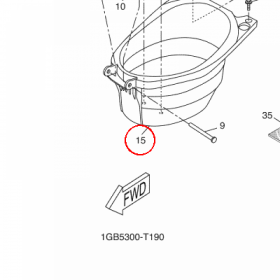 YAMAHA - SCHOWEK NARZEDZ. nr: 5C2F473R1100