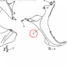 YAMAHA - WYPELNIENIE OWIEWKI nr: 5C2F834500P1