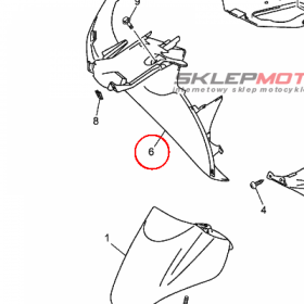 YAMAHA - WYPELNIENIE OWIEWKI nr: 5C2F834600P1