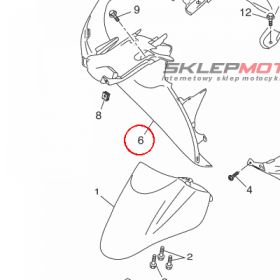 YAMAHA - WYPELNIENIE OWIEWKI nr: 5C2F834600S1