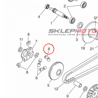 YAMAHA - ciezarek manetki nr: 5C3E76320000