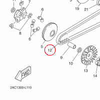 YAMAHA - pas napedowy nr: 5C3E76410000