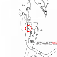YAMAHA - linka gazu nr: 5C4263110000