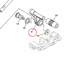 YAMAHA - PEDAL ZMIANY BIEGOW nr: 5C7181110000
