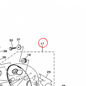 YAMAHA - WKLAD REFL. nr: 5C7843300100