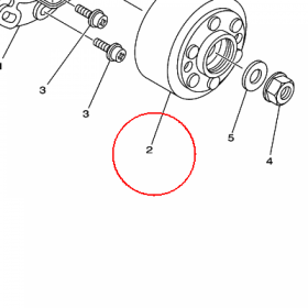 YAMAHA - WIRNIK nr: 5CU855501100