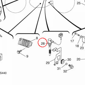 YAMAHA - W??CZNIK "STOP" nr: 5D7825300100