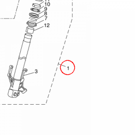 YAMAHA - AMORTYZATOR nr: 5D7F31023000