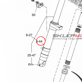 YAMAHA - RURA ZEW. AMORT. nr: 5D7F31360000