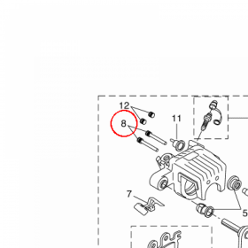 YAMAHA - ZAWLECZKA nr: 5D7F59240100