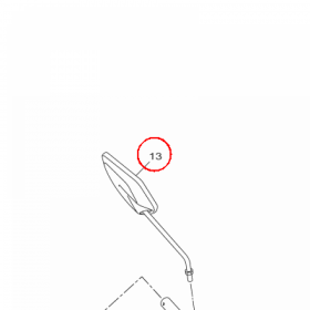 YAMAHA - lusterko nr: 5D7F62901200