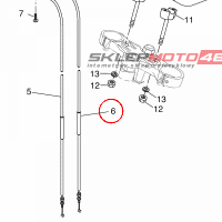 YAMAHA - LINKA GAZU nr: 5D7F63121100