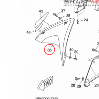 YAMAHA - ELEMENT OWIEWKI nr: 5D7F835V00PE