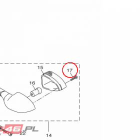 YAMAHA - SCREW LENS FITTING nr: 5D7H33330000