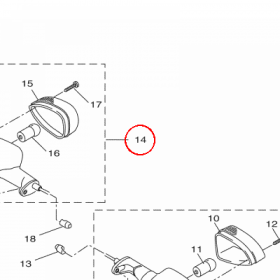 YAMAHA - KIERUNKOWSKAZ nr: 5D7H33401000