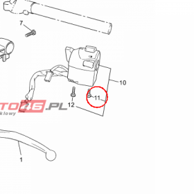 YAMAHA - SCREW SWITCH FITTING nr: 5D7H395X0000