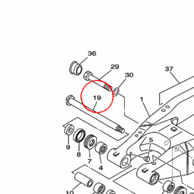 YAMAHA - WALEK nr: 5DH221410000