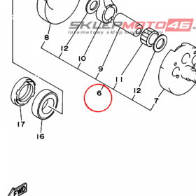 YAMAHA - WAL KORB. nr: 5DJ114000000