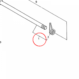 YAMAHA - SHIFT SHAFT ASSY nr: 5DM181010000