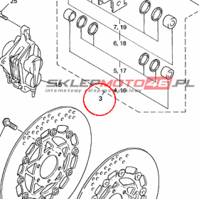 YAMAHA - ZACISK HAM. nr: 5DM2580T0000