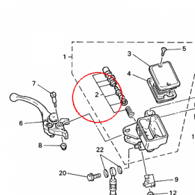 YAMAHA - ZESTAW NAPR. POMPY nr: 5DMW00415000