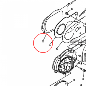 YAMAHA - uszczelka nr: 5DSE54511000