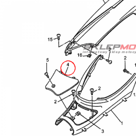 YAMAHA - POKRYWA nr: 5DSF17160000