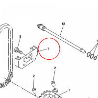YAMAHA - HOLDER nr: 5EB138980000