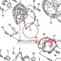 YAMAHA - uszczelka nr: 5EB154560000