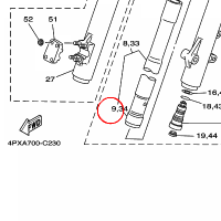YAMAHA - TLOK AMORT. nr: 5EB231710000