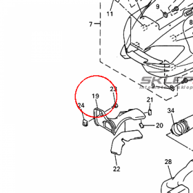 YAMAHA - WYPELNIENIE OWIEWKI nr: 5EB2837M0000