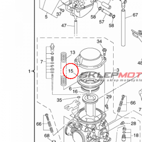 YAMAHA - MEMBRANA nr: 5EL244110000