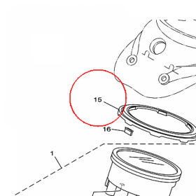 YAMAHA - WYPELNIENIE OWIEWKI nr: 5EL283460000